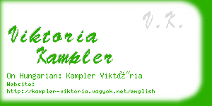 viktoria kampler business card